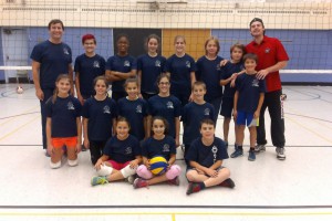 One of our kids volleyball classes